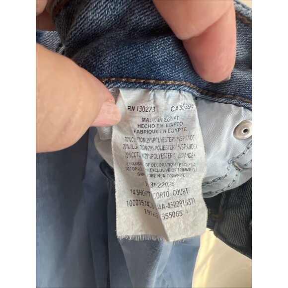 Lee Classic Fit Straight Leg Jeans Women's 14 Short Blue Medium Wash High Rise - Picture 3 of 7